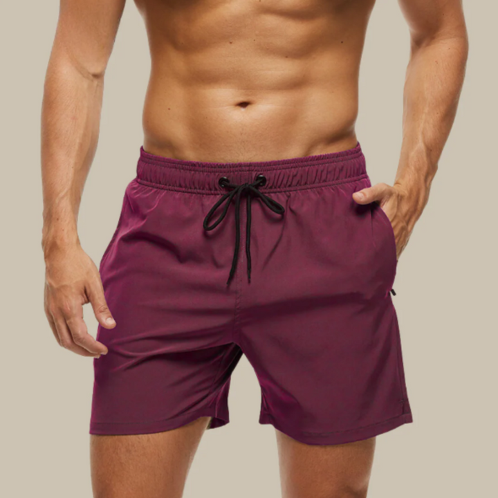 Sommer Badehose für Herren - Leichte, schnelltrocknende Badeshorts mit Stretch