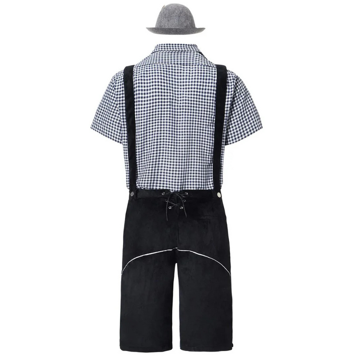 Andreas Lederhose Oktoberfest | Traditionelle Herren Lederhose mit Stickerei