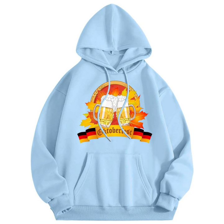 Matthias Oktoberfest Kapuzenpullover | Patriotischer Bierfest Pulli mit Deutschland-Motiv für Herren