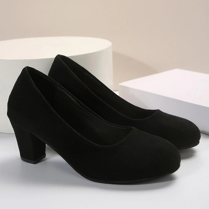 Brigitte Oktoberfest Pumps | Klassische Leoparden-Samt Pumps zum Hineinschlüpfen für Damen