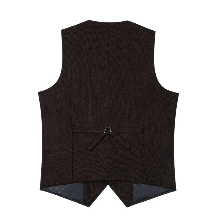 Klaus Lederweste Oktoberfest | Traditionelle Herren Weste aus echtem Wildleder