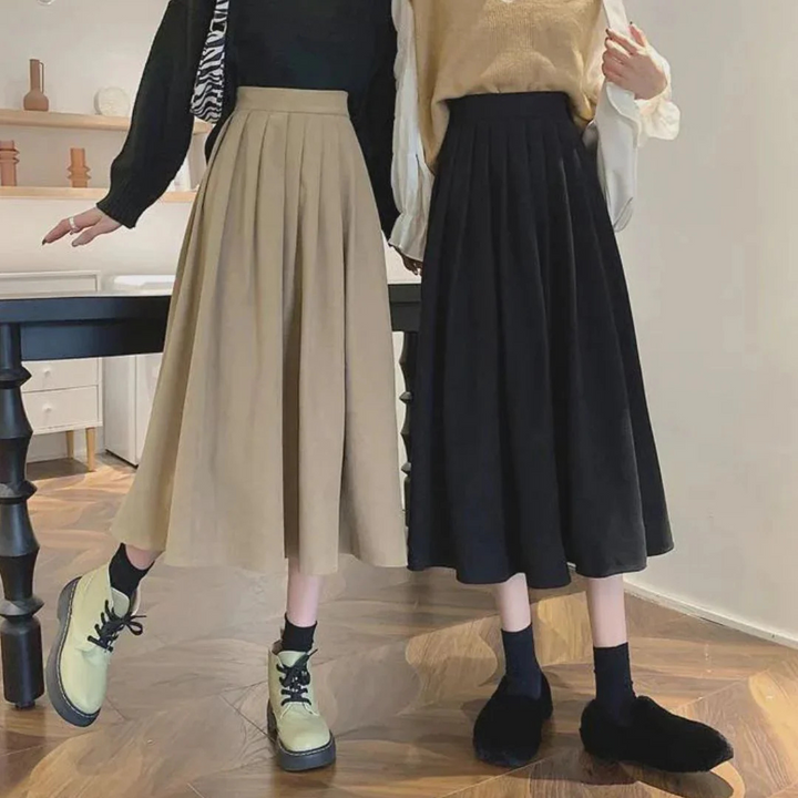 Franziska Faltenrock Oktoberfest | Vielseitiger Damen Rock mit Plissee-Details