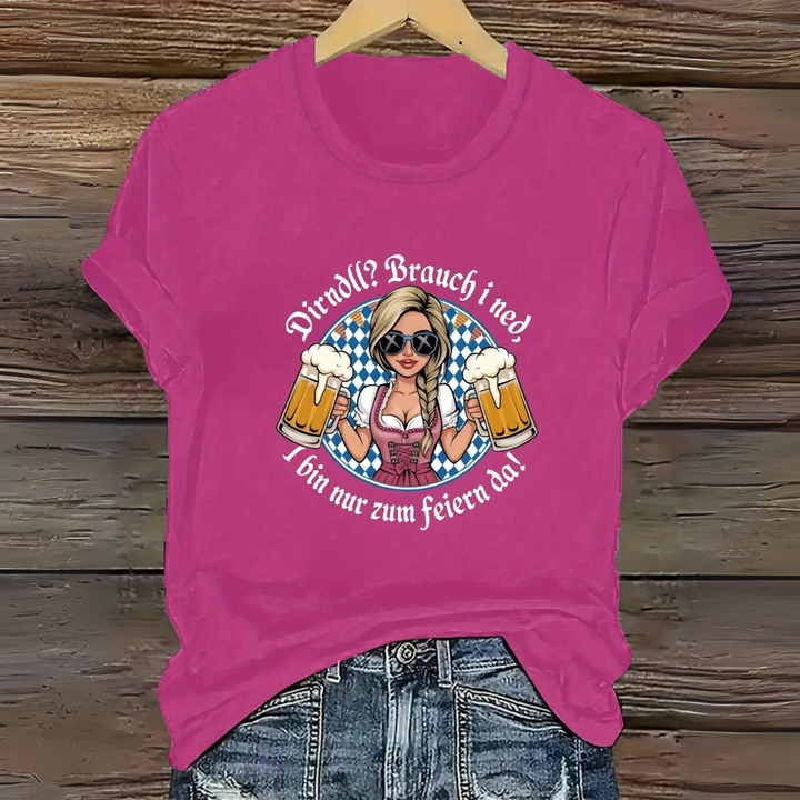 Anna Oktoberfest T-Shirt | Witziges Bierfest Shirt mit bayerischem Spruch für Damen