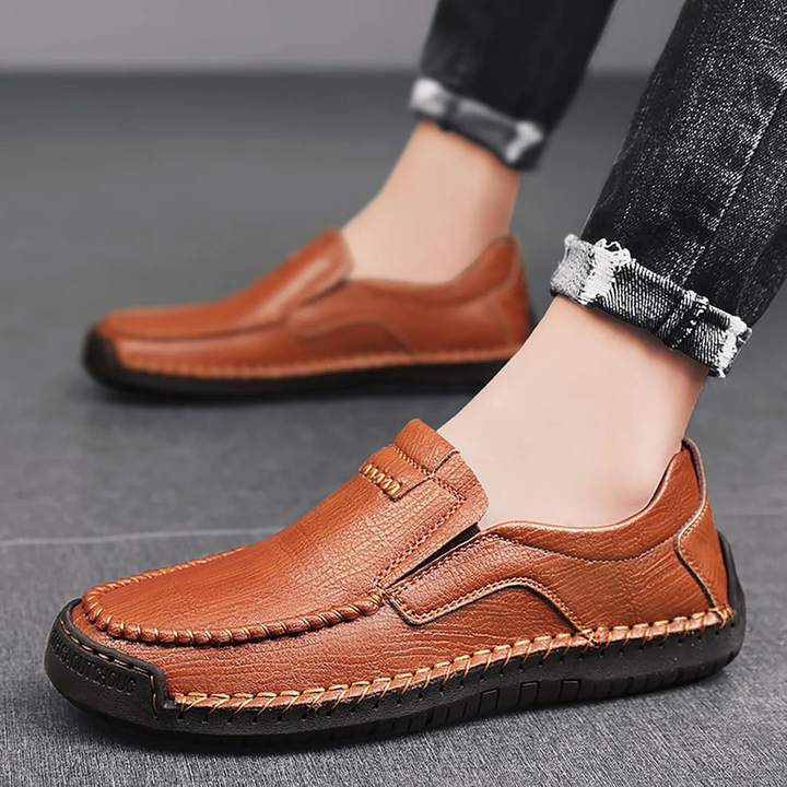 Johann Oktoberfest Loafer | Bequeme Trachten-Loafer aus Kunstleder für Herren