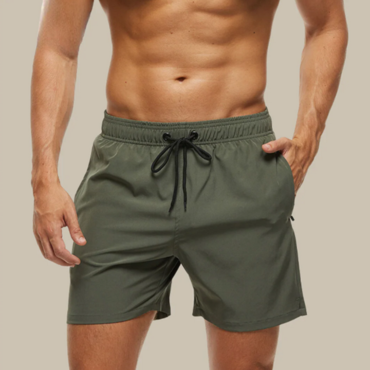 Sommer Badehose für Herren - Leichte, schnelltrocknende Badeshorts mit Stretch