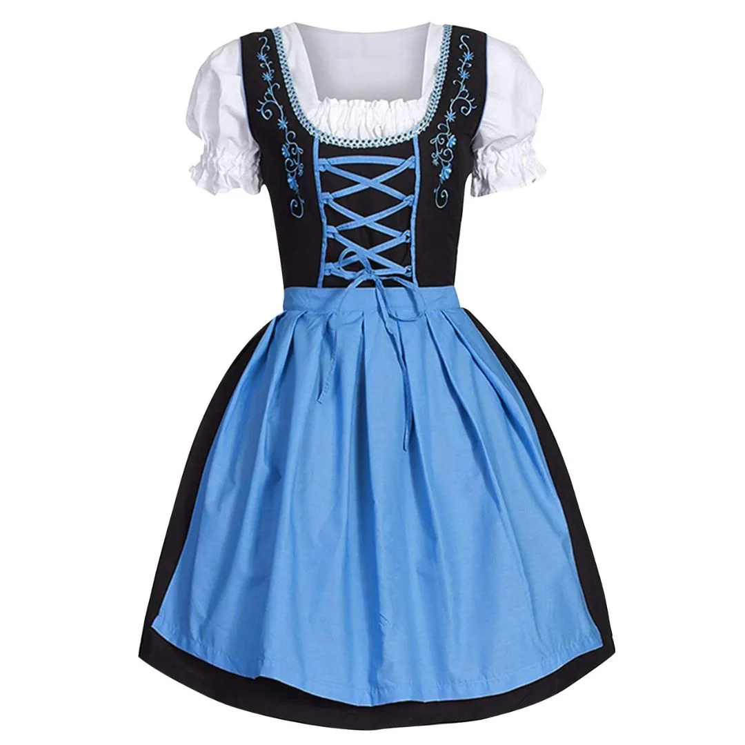 Anna Dirndl Oktoberfest | Traditionelles Damen Dirndl mit Schnürung