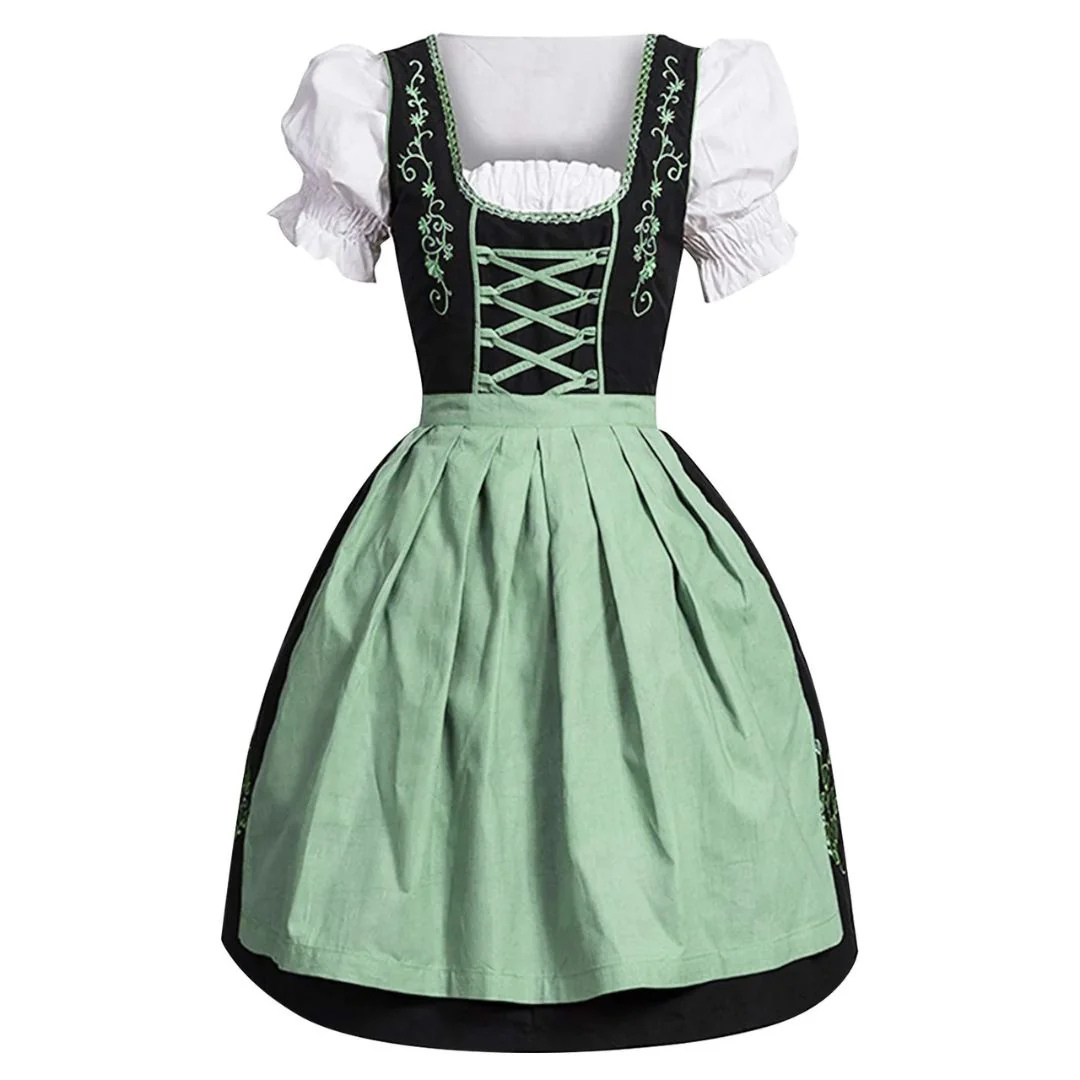 Anna Dirndl Oktoberfest | Traditionelles Damen Dirndl mit Schnürung