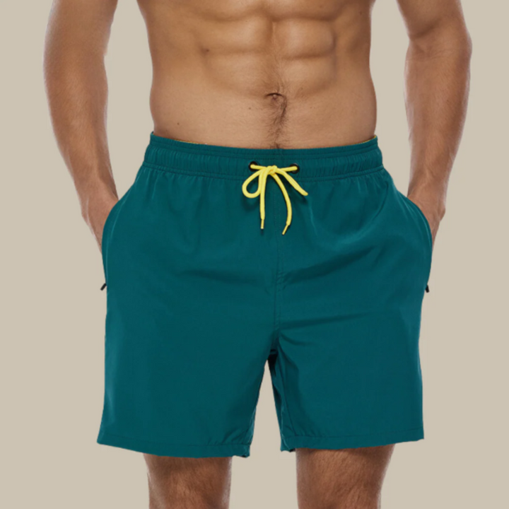 Sommer Badehose für Herren - Leichte, schnelltrocknende Badeshorts mit Stretch