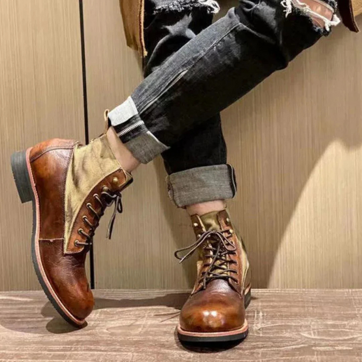 Georg Trachtenstiefel | Traditionelle Vegan Lederstiefel für Herren