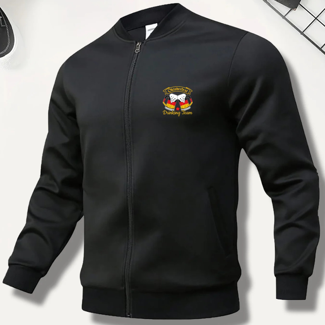 Gisela Oktoberfest Bomberjacke | Klassische Bierfest Jacke mit Stickerei für Damen