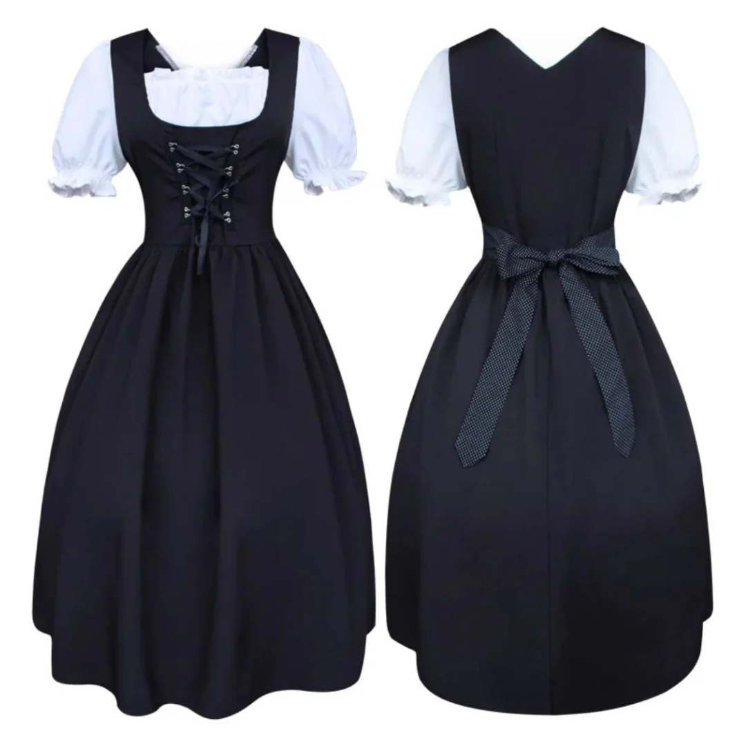 Greta Dirndl | Elegantes Oktoberfest Trachtenkleid mit Bluse für Damen