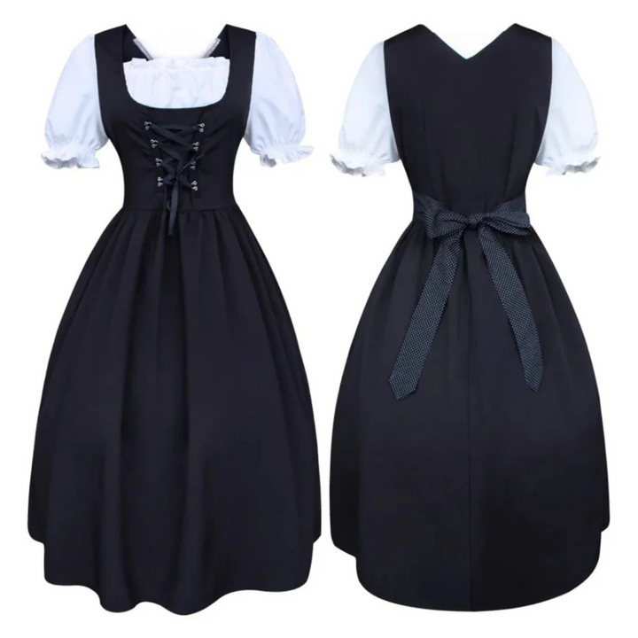 Greta Dirndl | Elegantes Oktoberfest Trachtenkleid mit Bluse für Damen
