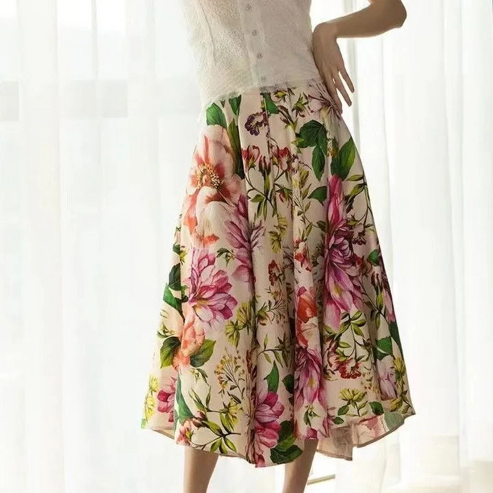 Claudia Blütenrock Oktoberfest | Romantischer Damen Rock mit Blumenmuster