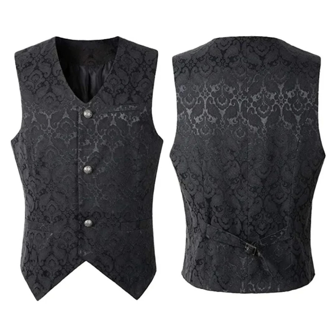 Markus Trachtenweste Oktoberfest | Elegante Herren Weste mit Ornamentmuster