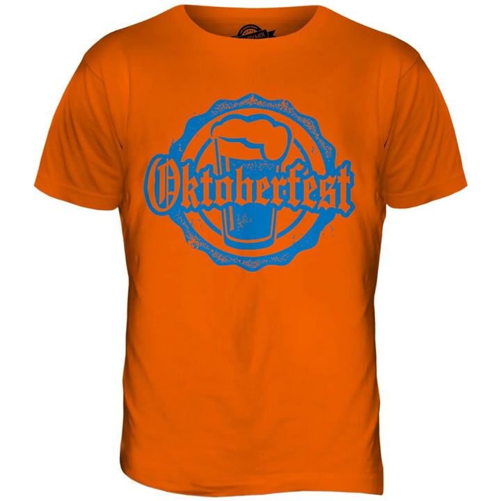 Andreas Oktoberfest T-Shirt | Klassisches Bierfest Emblem T-Shirt aus Baumwolle für Herren