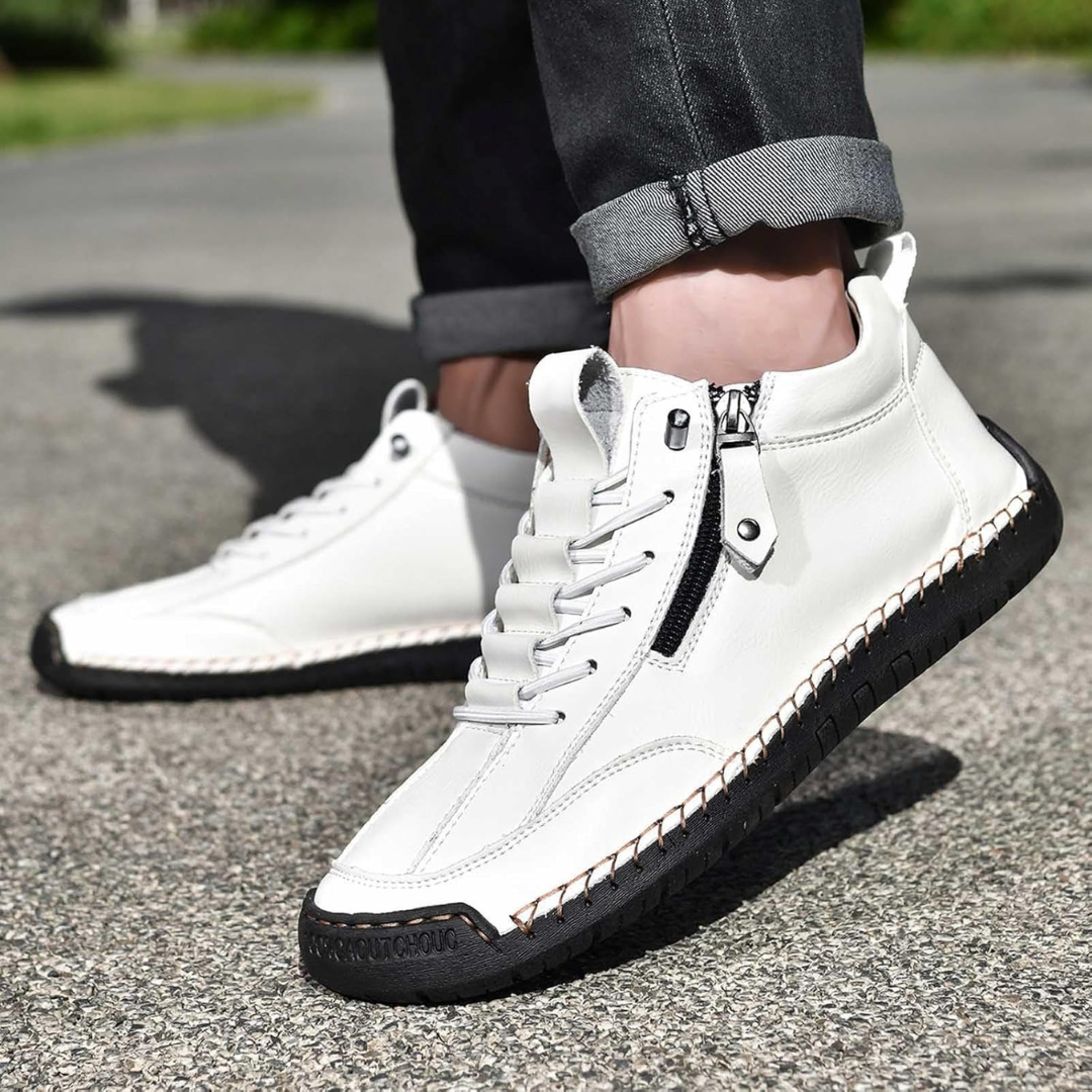 Michael Oktoberfest Turnschuhe | Moderne Trachten-Stiefeletten aus Kunstleder für Herren