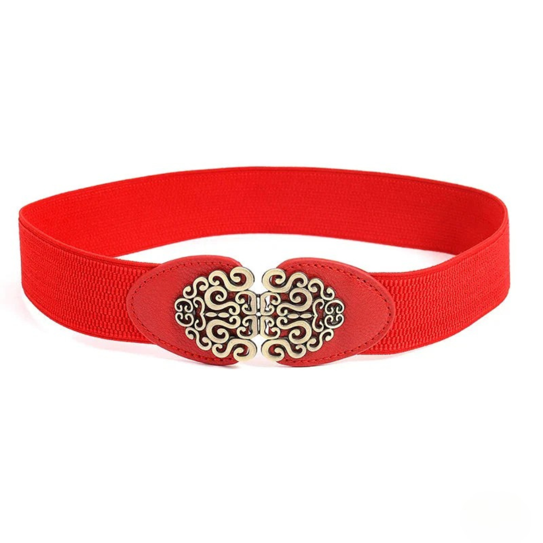 Ingrid Gürtel Oktoberfest | Eleganter Damen Gürtel mit Ornament-Schnalle