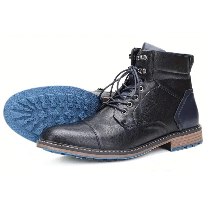 Andreas Lederlookstiefel Oktoberfest | Robuste Herren Stiefel im Vintage-Style