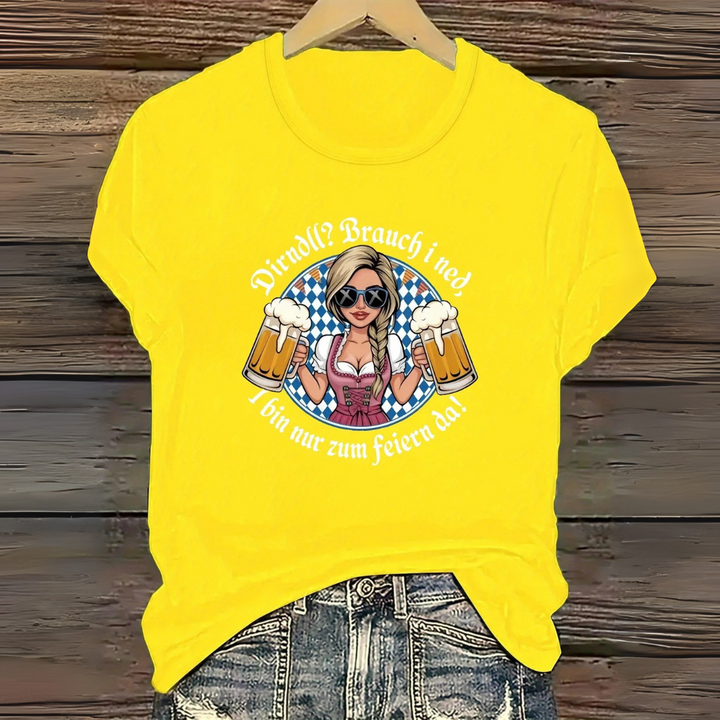 Anna Oktoberfest T-Shirt | Witziges Bierfest Shirt mit bayerischem Spruch für Damen