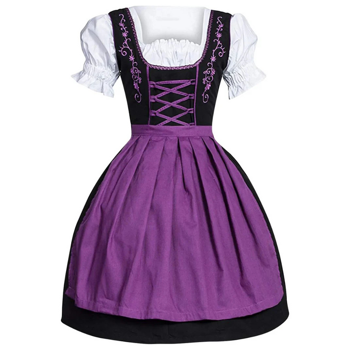 Anna Dirndl Oktoberfest | Traditionelles Damen Dirndl mit Schnürung