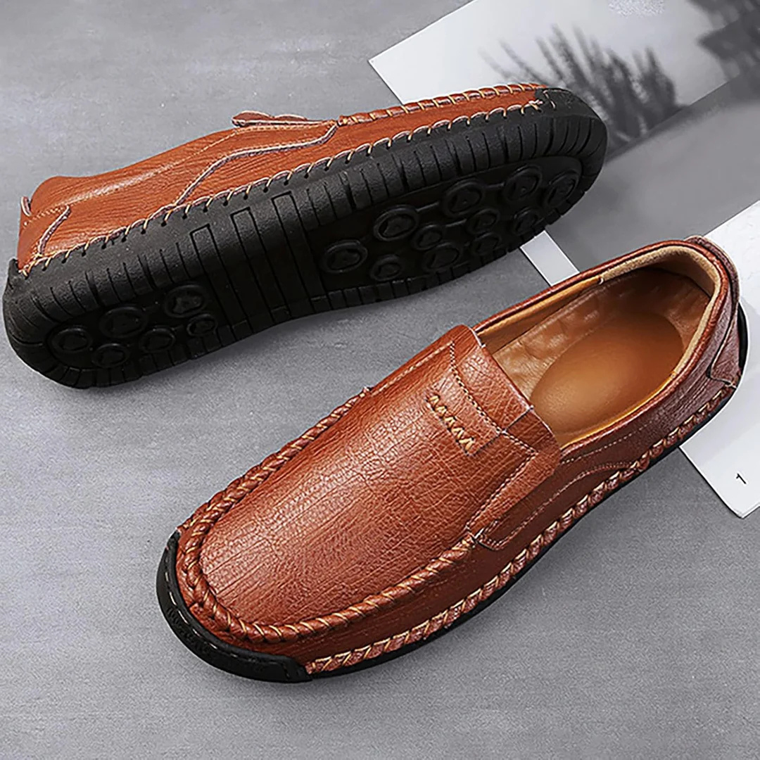 Johann Oktoberfest Loafer | Bequeme Trachten-Loafer aus Kunstleder für Herren