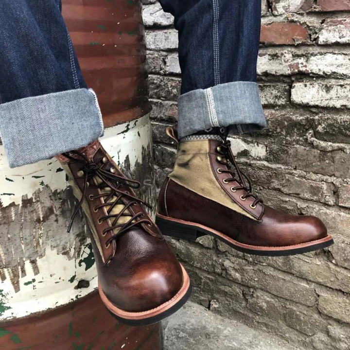 Georg Trachtenstiefel | Traditionelle Vegan Lederstiefel für Herren