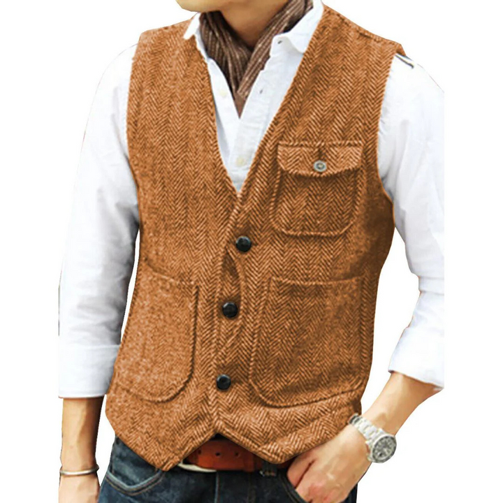 Alexander Tweedweste Oktoberfest | Elegante Herren Weste im Vintage-Style