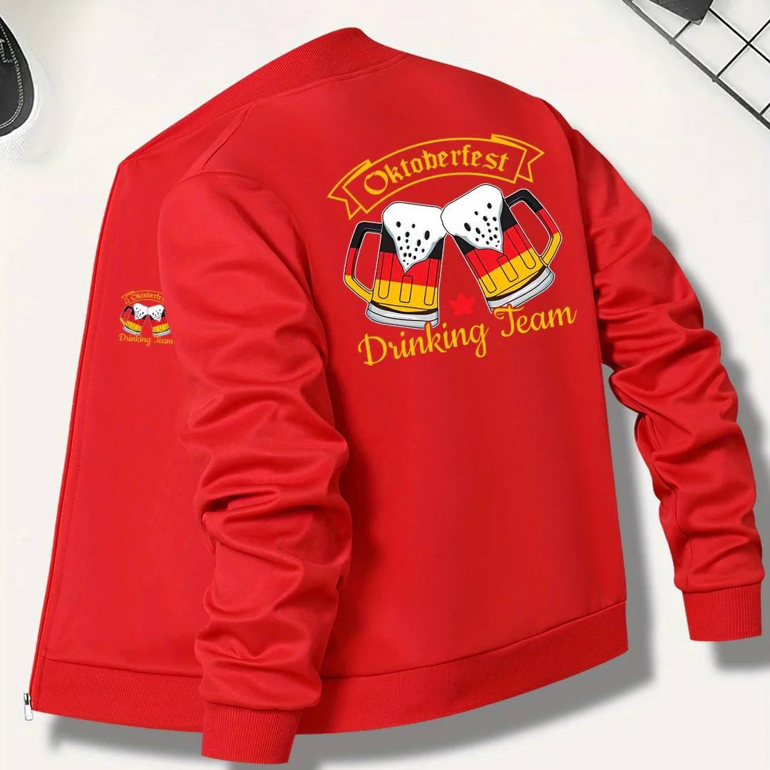 Gisela Oktoberfest Bomberjacke | Klassische Bierfest Jacke mit Stickerei für Damen