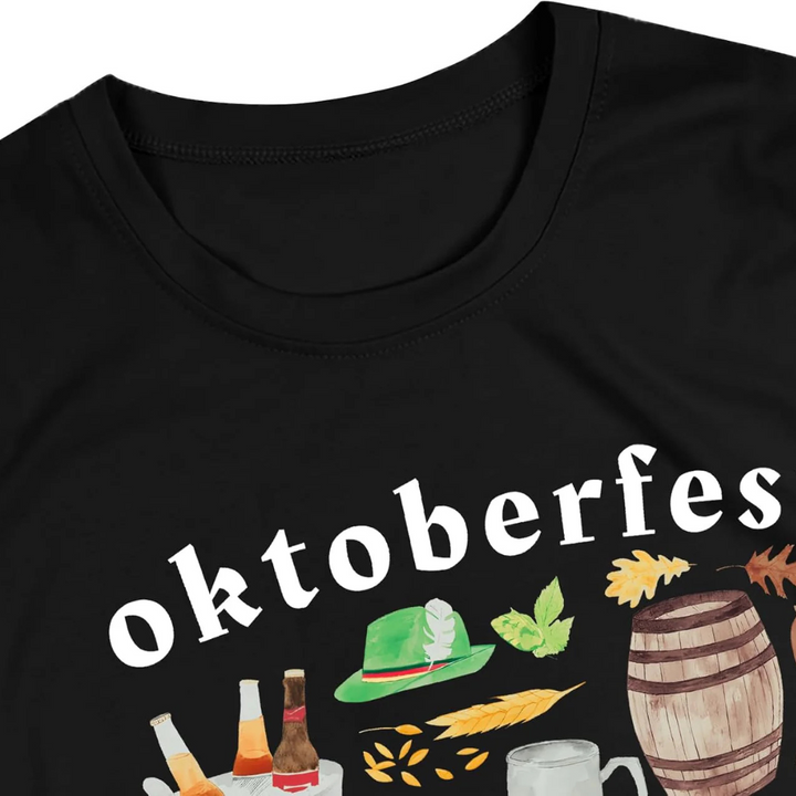 Markus Oktoberfest T-Shirt | Vielseitiges Bierfest Shirt mit Icon-Sammlung für Herren