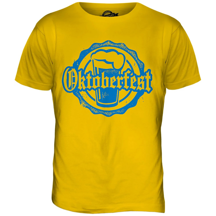 Andreas Oktoberfest T-Shirt | Klassisches Bierfest Emblem T-Shirt aus Baumwolle für Herren