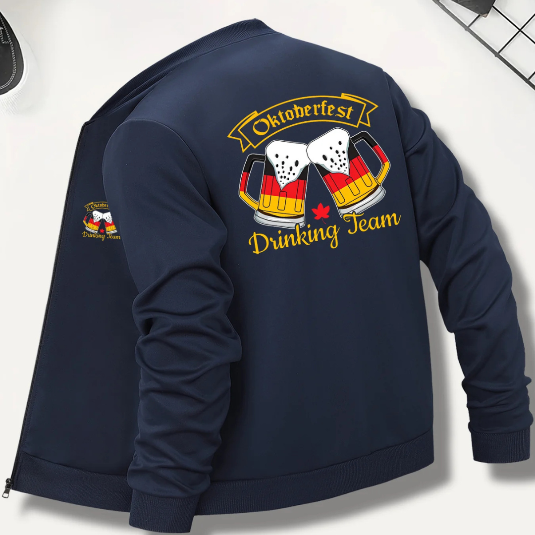 Gisela Oktoberfest Bomberjacke | Klassische Bierfest Jacke mit Stickerei für Damen