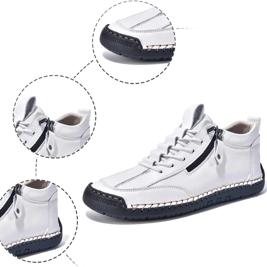 Michael Oktoberfest Turnschuhe | Moderne Trachten-Stiefeletten aus Kunstleder für Herren