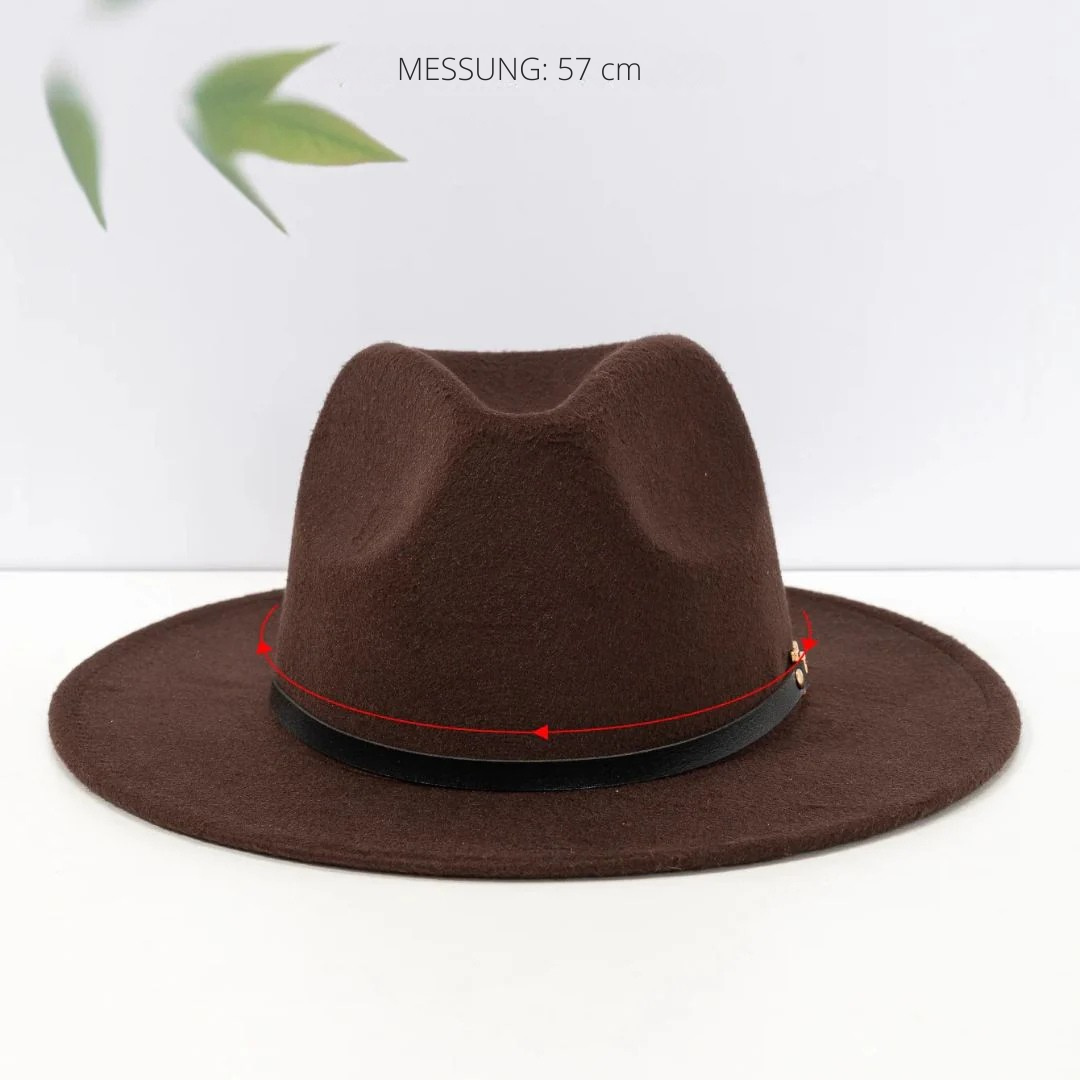 Anja Damenhut Oktoberfest | Eleganter Damen Filzhut mit Metallband