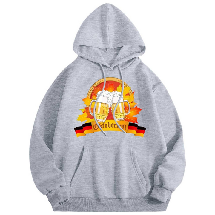 Matthias Oktoberfest Kapuzenpullover | Patriotischer Bierfest Pulli mit Deutschland-Motiv für Herren