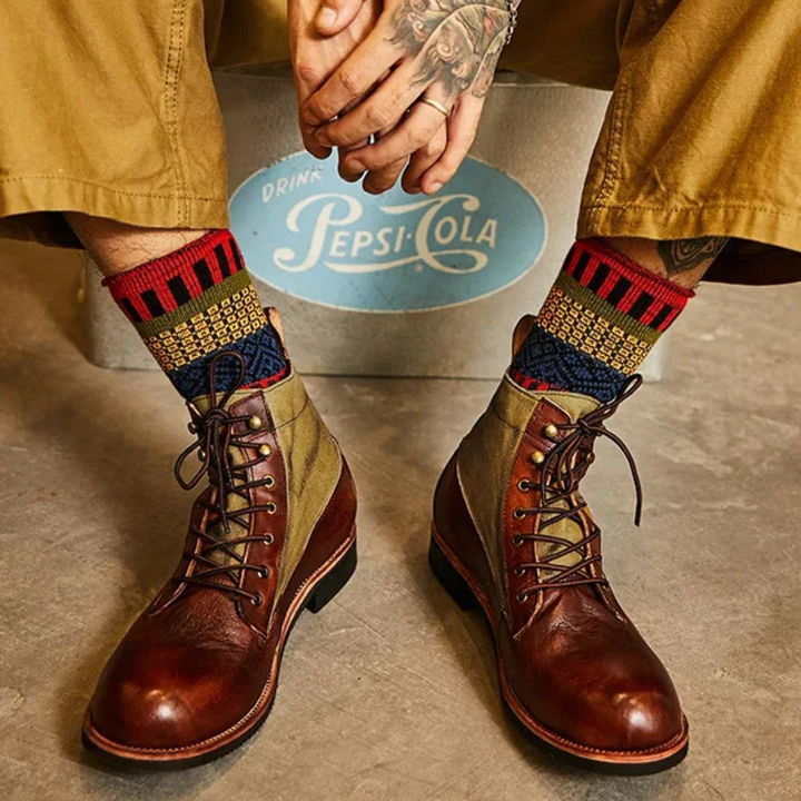 Georg Trachtenstiefel | Traditionelle Vegan Lederstiefel für Herren