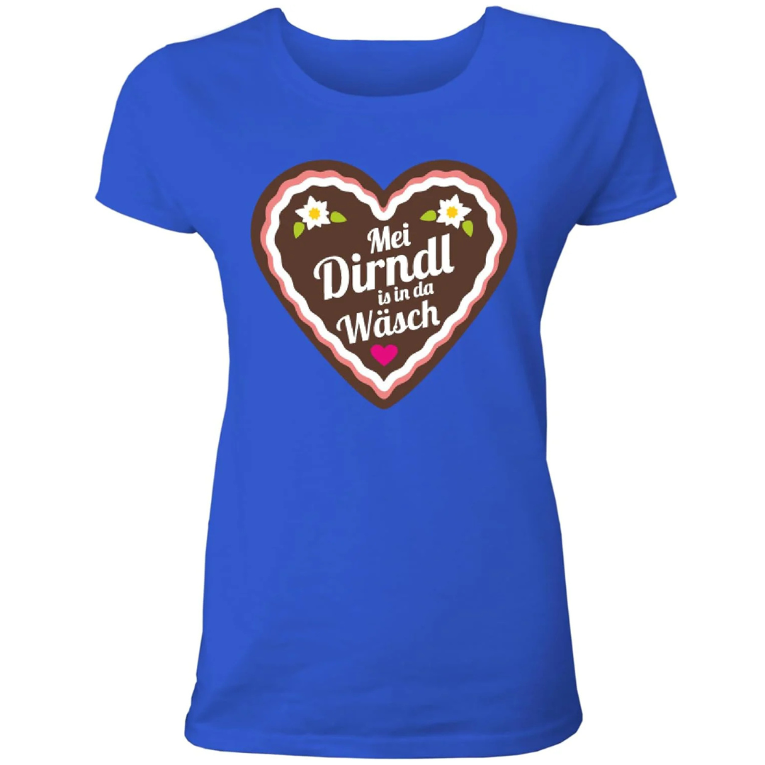 Liesel Oktoberfest T-Shirt | Süßes Lebkuchenherz T-Shirt aus Baumwolle für Damen