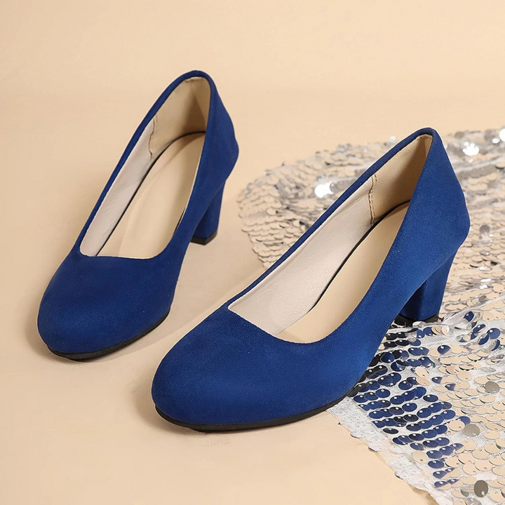 Brigitte Oktoberfest Pumps | Klassische Leoparden-Samt Pumps zum Hineinschlüpfen für Damen