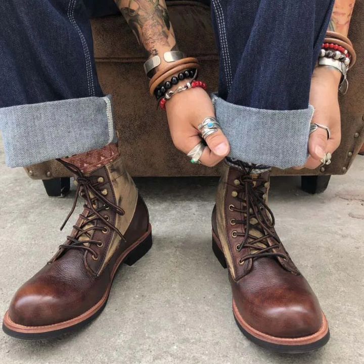 Georg Trachtenstiefel | Traditionelle Vegan Lederstiefel für Herren