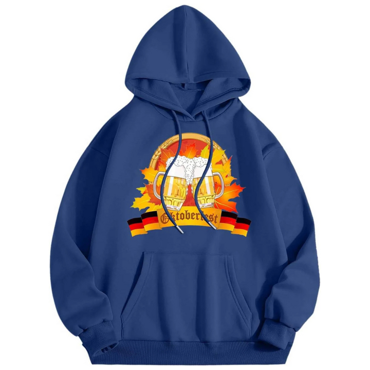 Matthias Oktoberfest Kapuzenpullover | Patriotischer Bierfest Pulli mit Deutschland-Motiv für Herren
