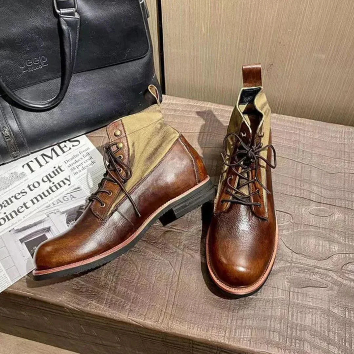 Georg Trachtenstiefel | Traditionelle Vegan Lederstiefel für Herren