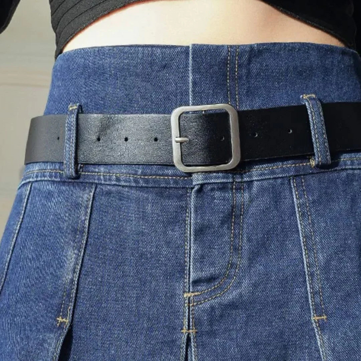 Stefanie Jeansrock Oktoberfest | Moderner Damen Denim Rock mit Falten