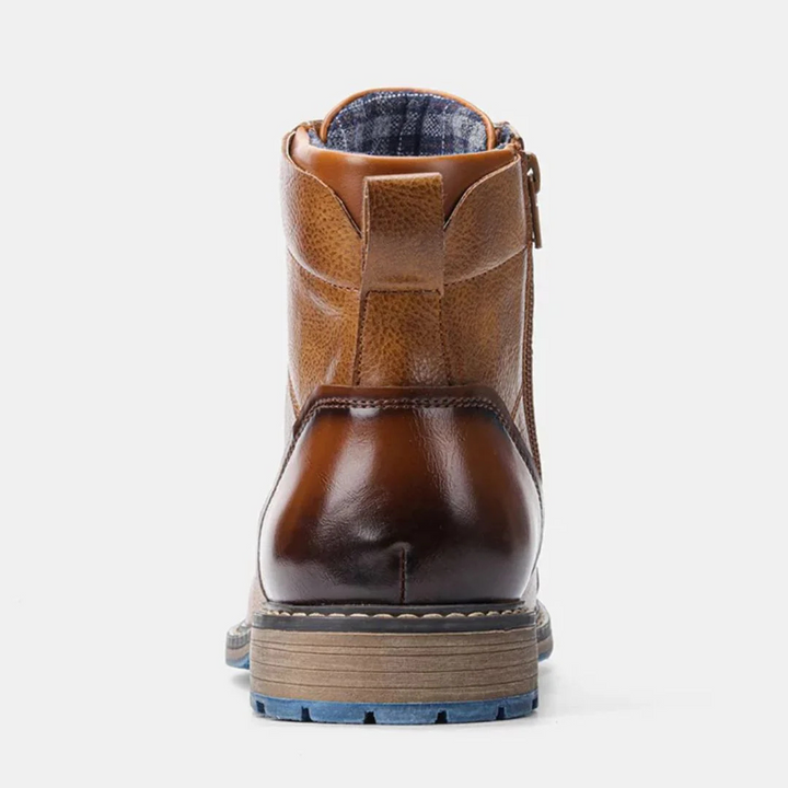 Andreas Lederlookstiefel Oktoberfest | Robuste Herren Stiefel im Vintage-Style