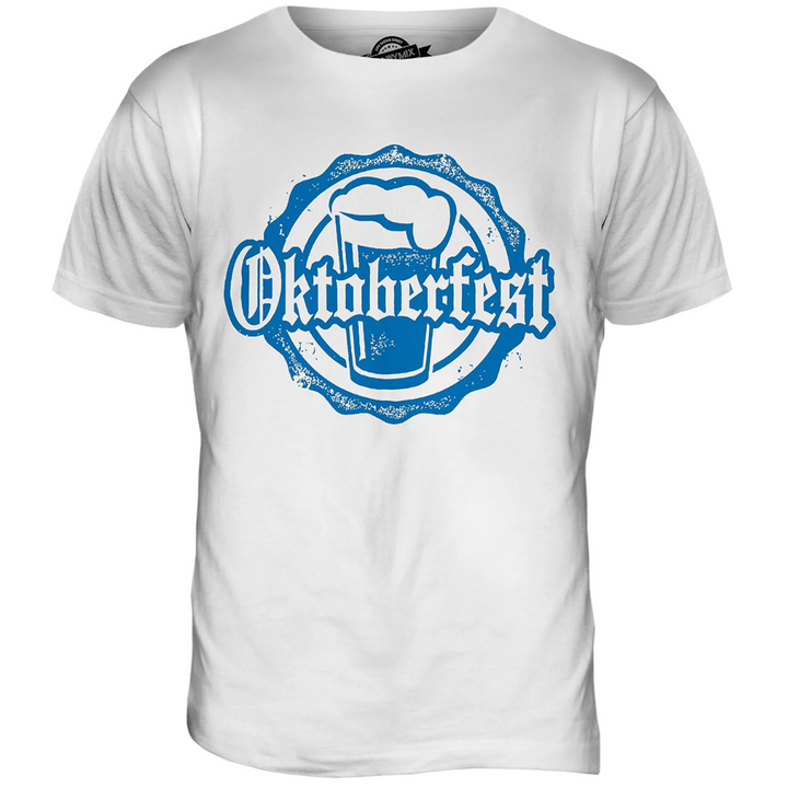 Andreas Oktoberfest T-Shirt | Klassisches Bierfest Emblem T-Shirt aus Baumwolle für Herren