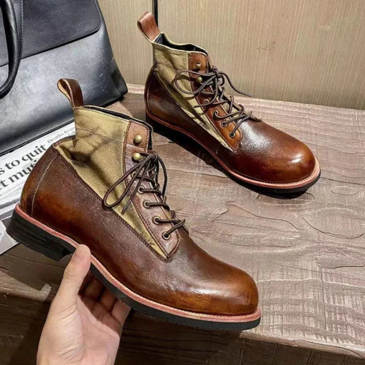 Georg Trachtenstiefel | Traditionelle Vegan Lederstiefel für Herren