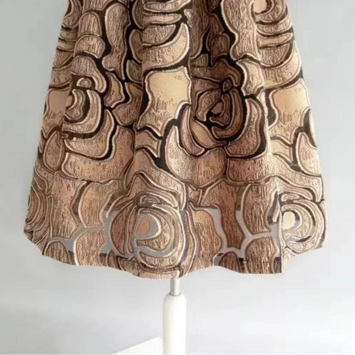 Julia Trachtenrock Oktoberfest | Eleganter Damen Rock mit Rosenmuster