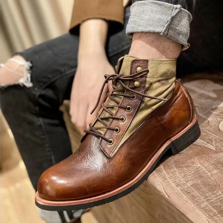 Georg Trachtenstiefel | Traditionelle Vegan Lederstiefel für Herren