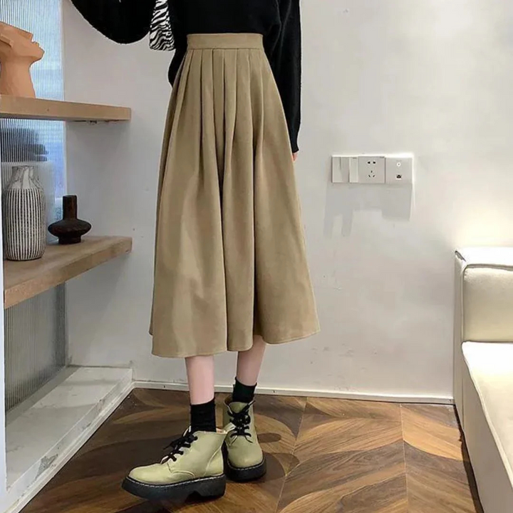 Franziska Faltenrock Oktoberfest | Vielseitiger Damen Rock mit Plissee-Details