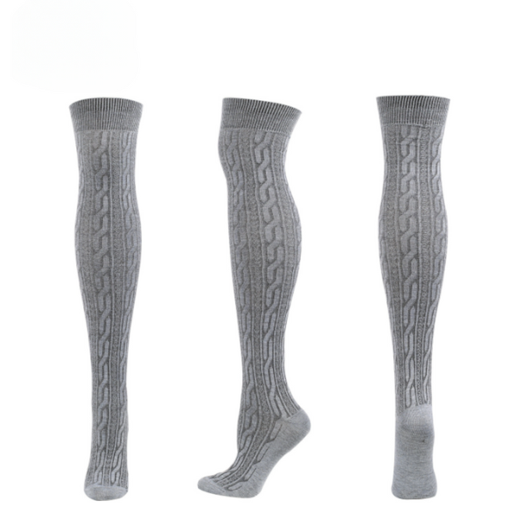 Andreas Oktoberfest Kniestrümpfe | Klassische Trachten-Strümpfe mit Zopfmuster für Herren