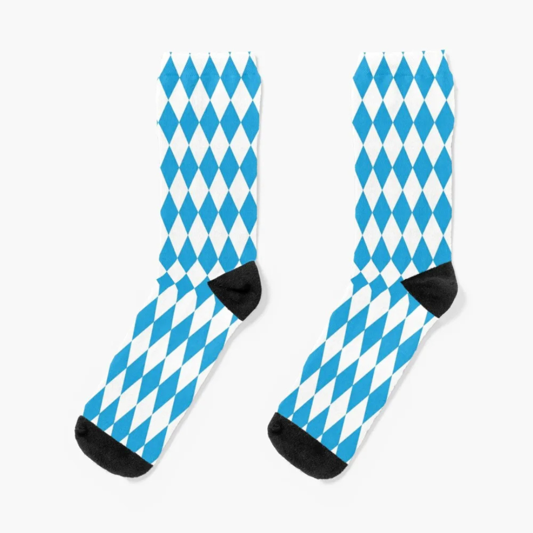 Unisex Oktoberfest Socken | Bayern-Rauten Socken 3er-Set