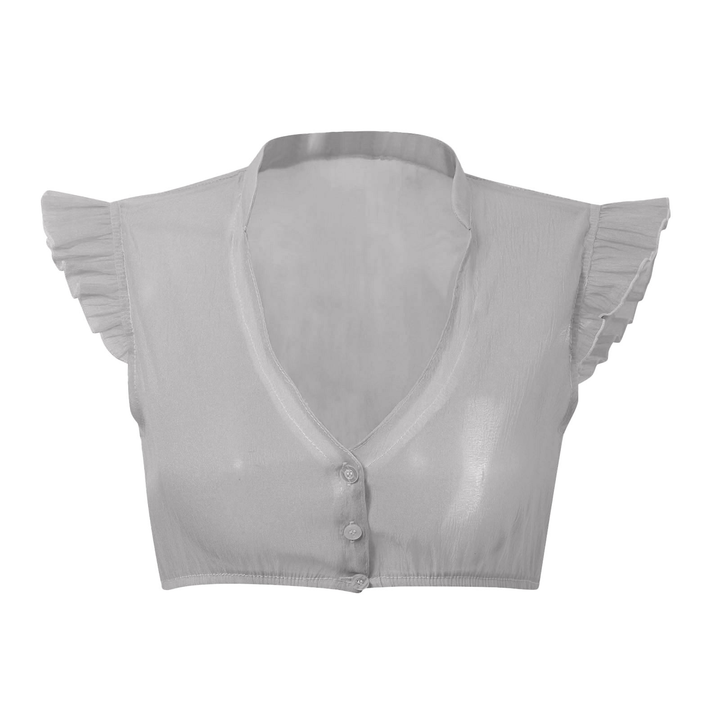 Marie Oktoberfest Bluse | Trachten-Bluse mit Rüschen und Schleife für Damen